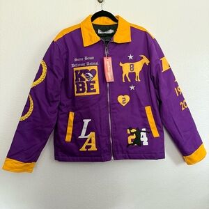 NWT Headgear Classics Kobe Beast 24 Patch Work Jacket in Purple Medium